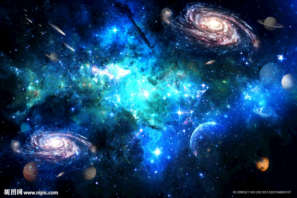 宇宙星空银河系背景