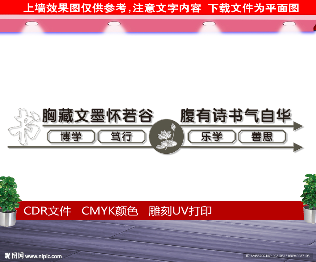 阅览室文化墙
