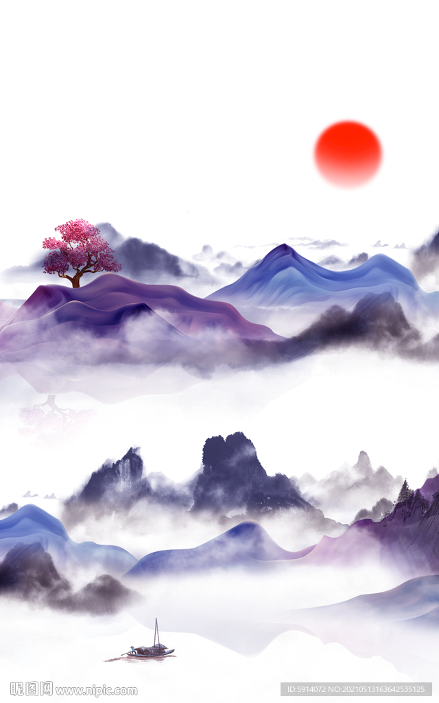 装饰画 晶瓷画 新中式