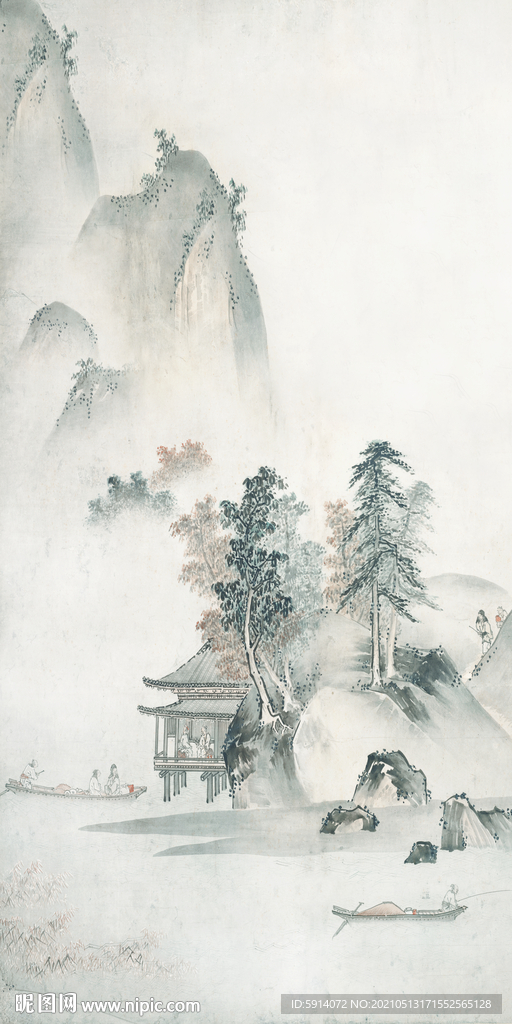 装饰画 晶瓷画 新中式