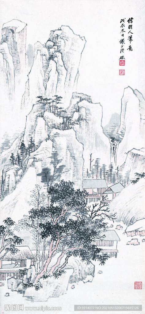 装饰画 晶瓷画 新中式