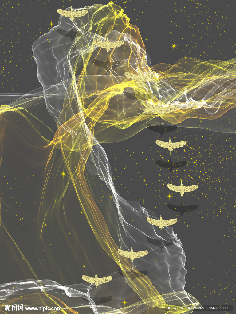 装饰画 晶瓷画 新中式