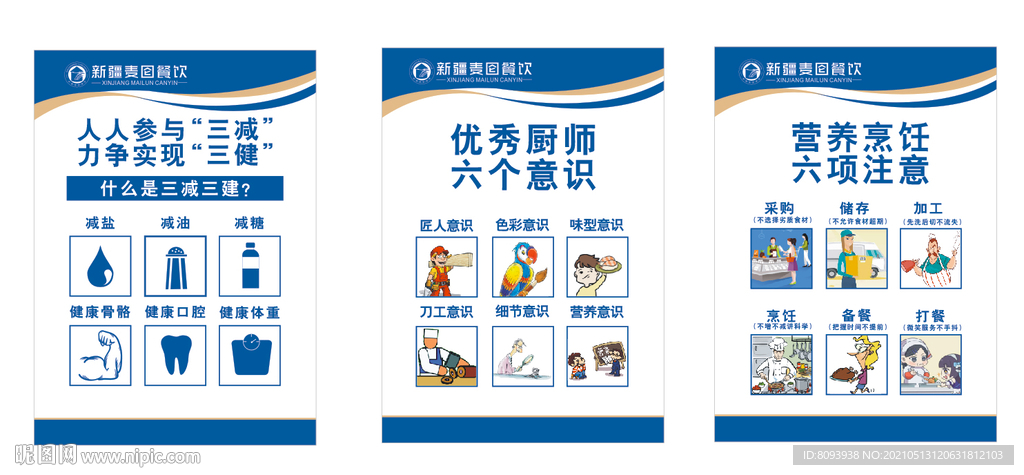 三减三健  六个意识 六项注意