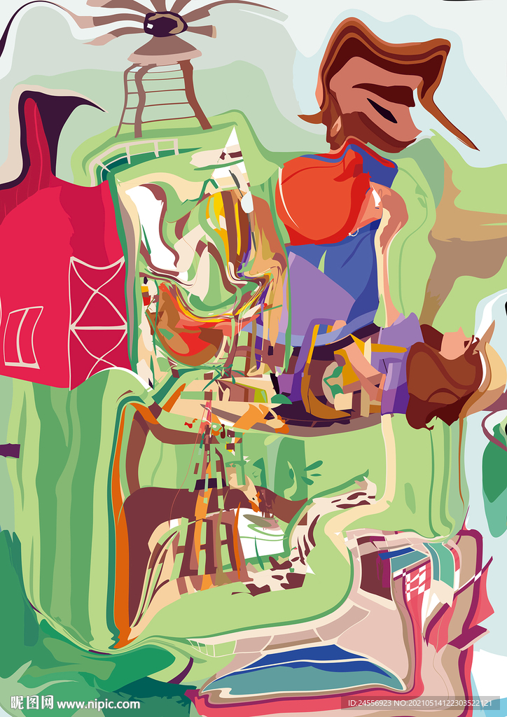 抽象画 抽象装饰画 欧美装饰画