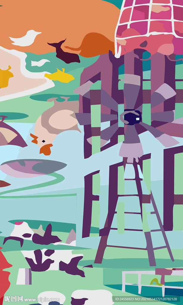 抽象画 抽象装饰画 欧美装饰画