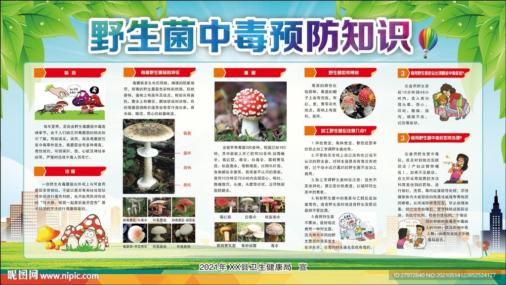 野生菌预防知识图片