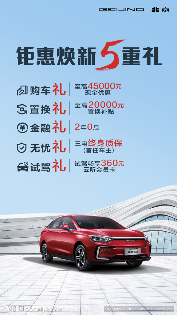 新能源 北京汽车 纯电动 