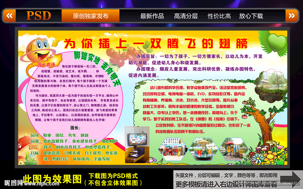 幼儿园特色版面介绍