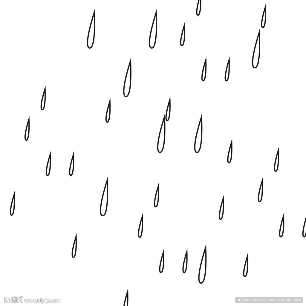 下雨元素