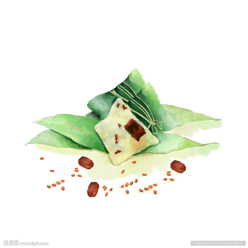 装饰食物粽子元素