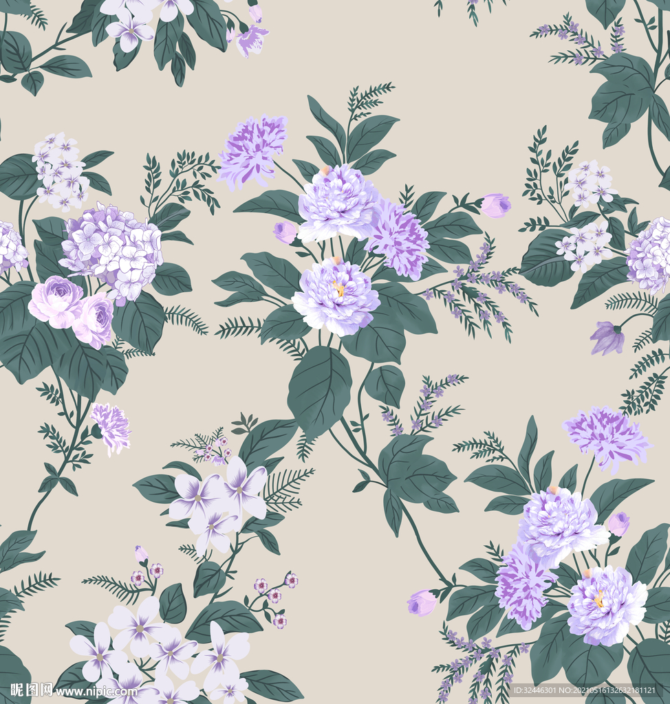 手绘花 小碎花