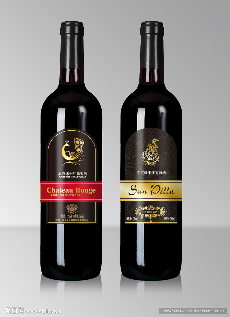 红酒 葡萄酒  红酒标签 葡萄