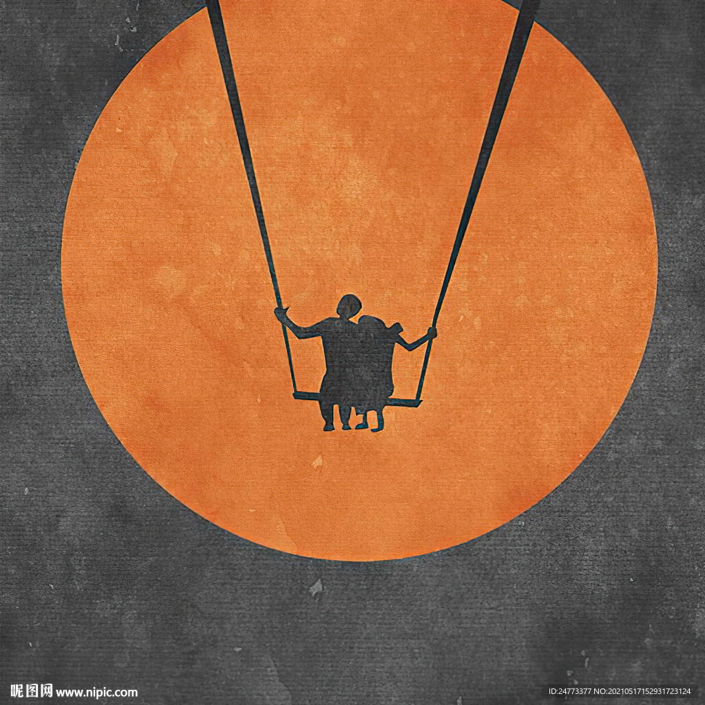 抽象人物组合画