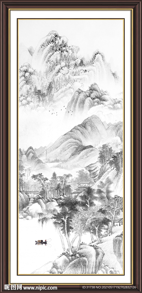 玄关山水画