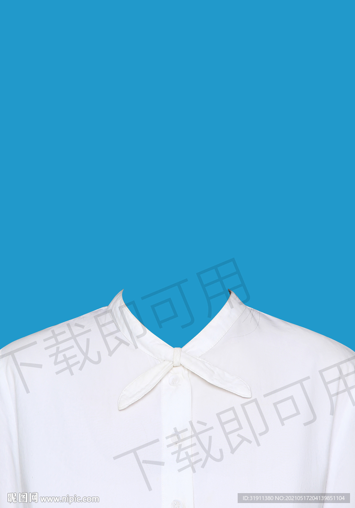 女生高清白衬衫