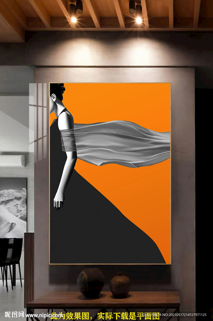 美女装饰画