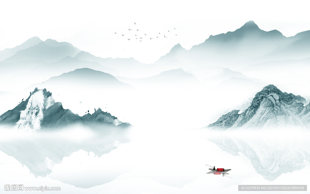 大气风景高清山水 TIF分层