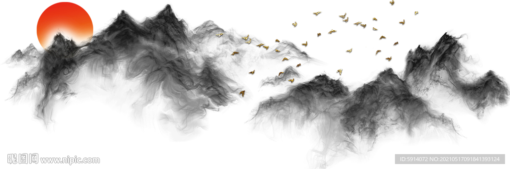 山水画 晶瓷画 新中式