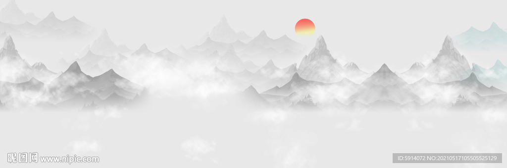 山水画 晶瓷画 新中式