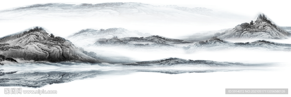 山水画 晶瓷画 新中式
