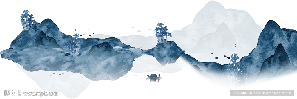 山水画 晶瓷画 新中式