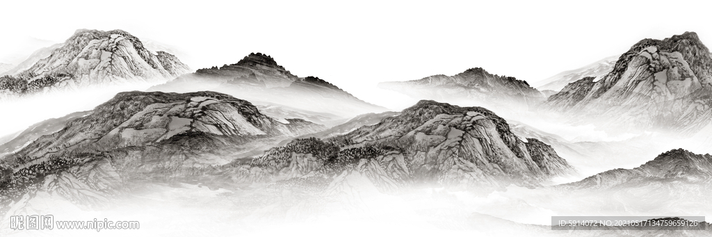 山水画 晶瓷画 新中式