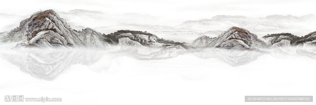 山水画 晶瓷画 新中式
