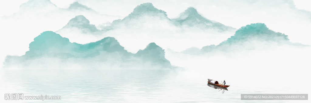 山水画 晶瓷画 新中式