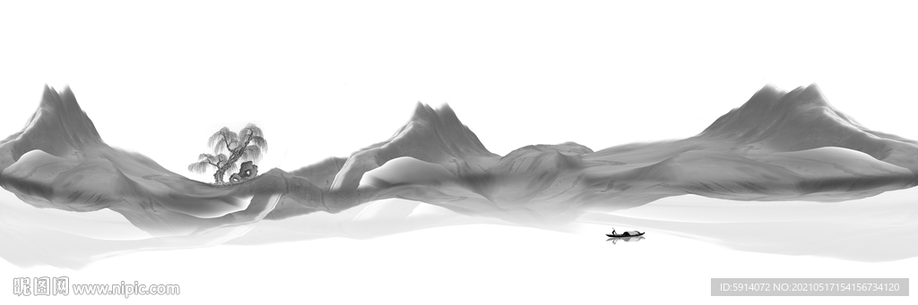 山水画 晶瓷画 新中式