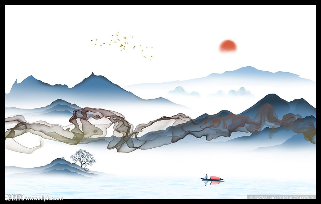 新中式装饰画图片