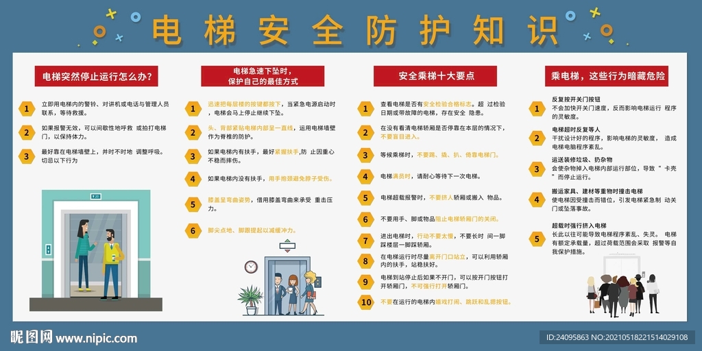 电梯安全须知防护知识