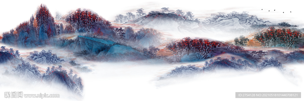 山水画 晶瓷画 新中式
