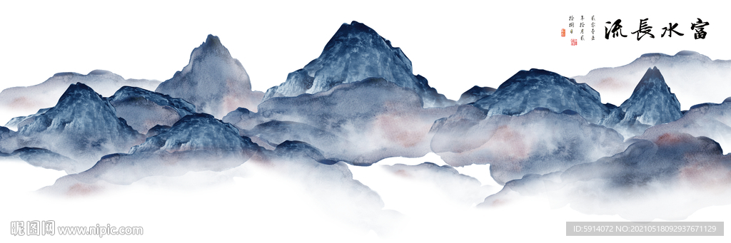 山水画 晶瓷画 新中式