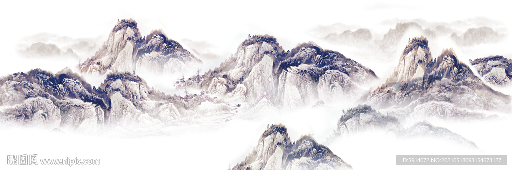 山水画 晶瓷画 新中式