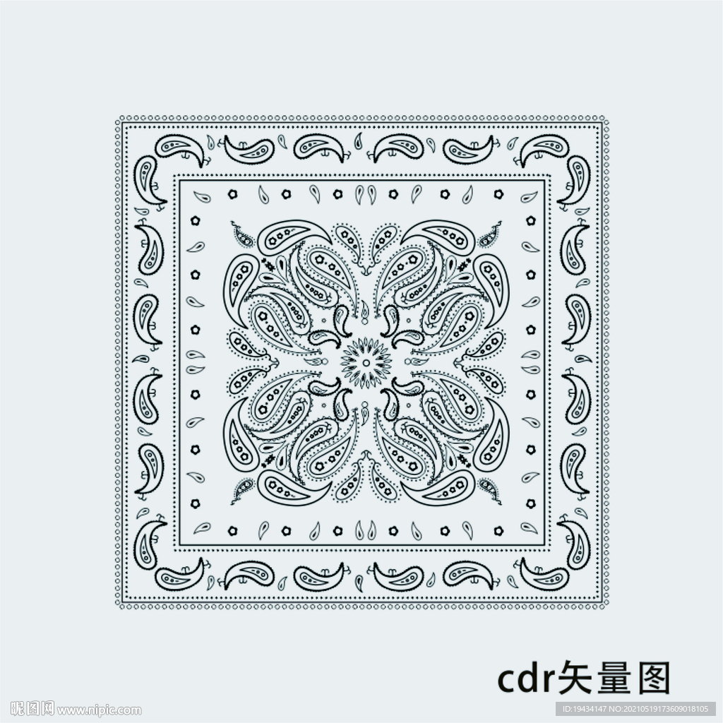 腰果花 矢量图