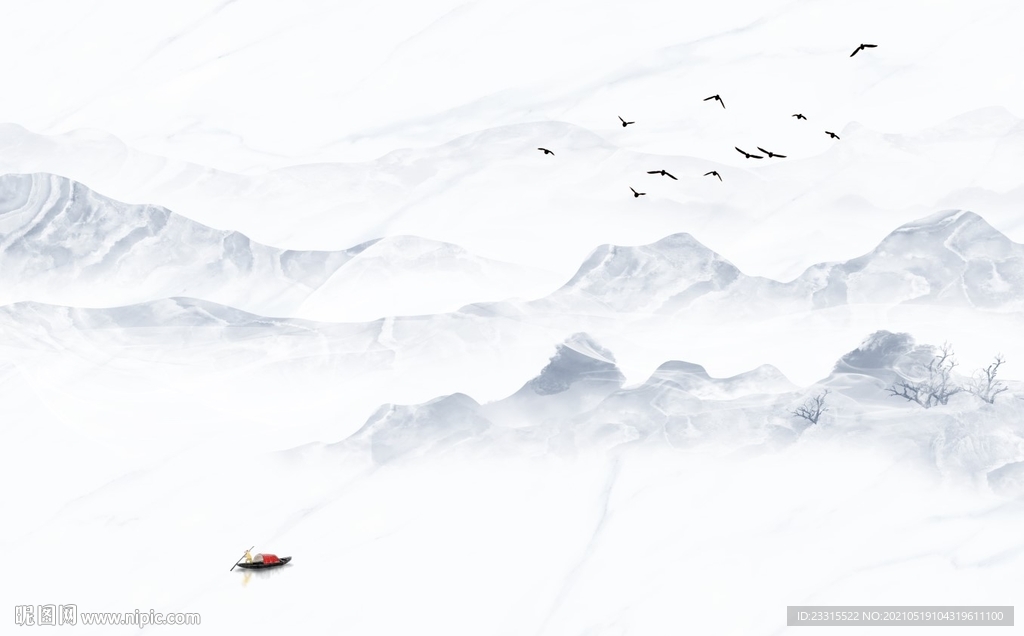 赤壁赋诗人李白苏轼新中式背景墙