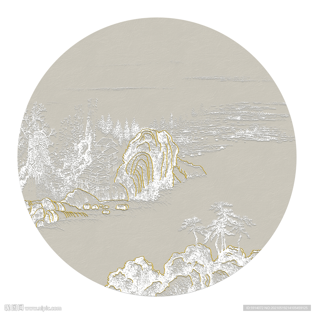 装饰画 晶瓷画 新中式