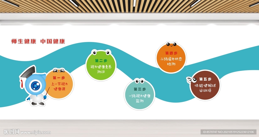 校园视力宣传文化墙