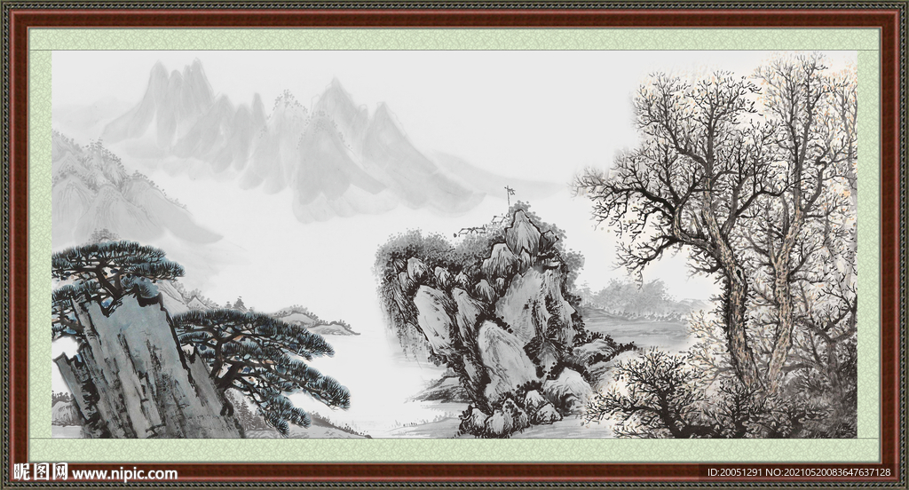 山水装饰画 