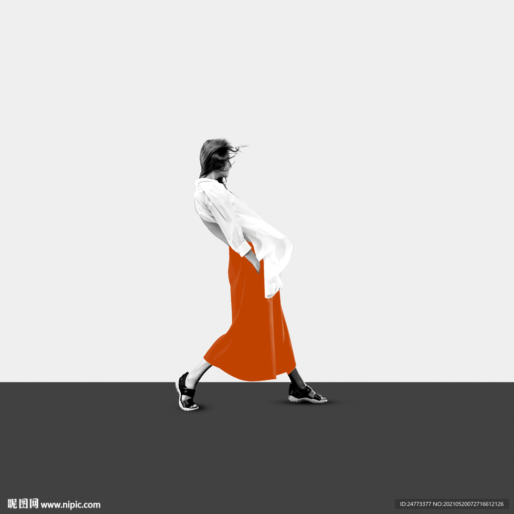 抽象人物装饰画