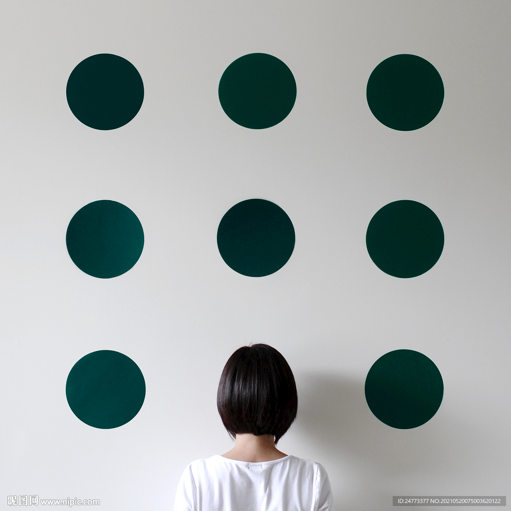 抽象人物背景装饰画