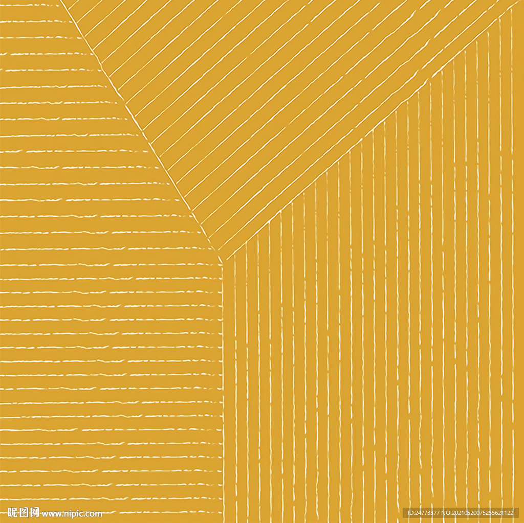 抽象线条装饰画