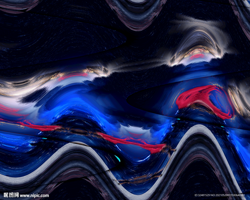 流体纹理 宇宙色