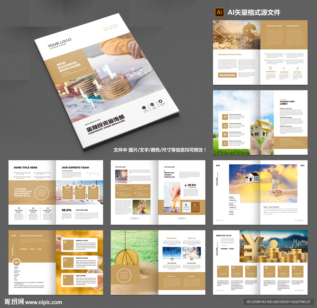 金融画册 投资宣传册