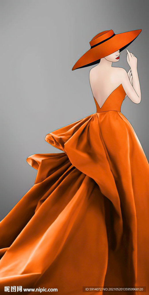 装饰画 晶瓷画 美女画