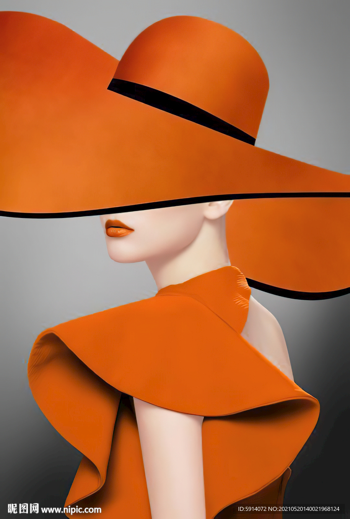 装饰画 晶瓷画 美女画