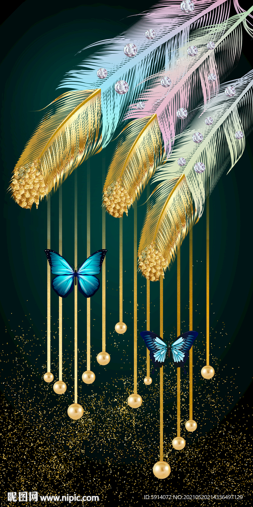 装饰画 晶瓷画 新中式