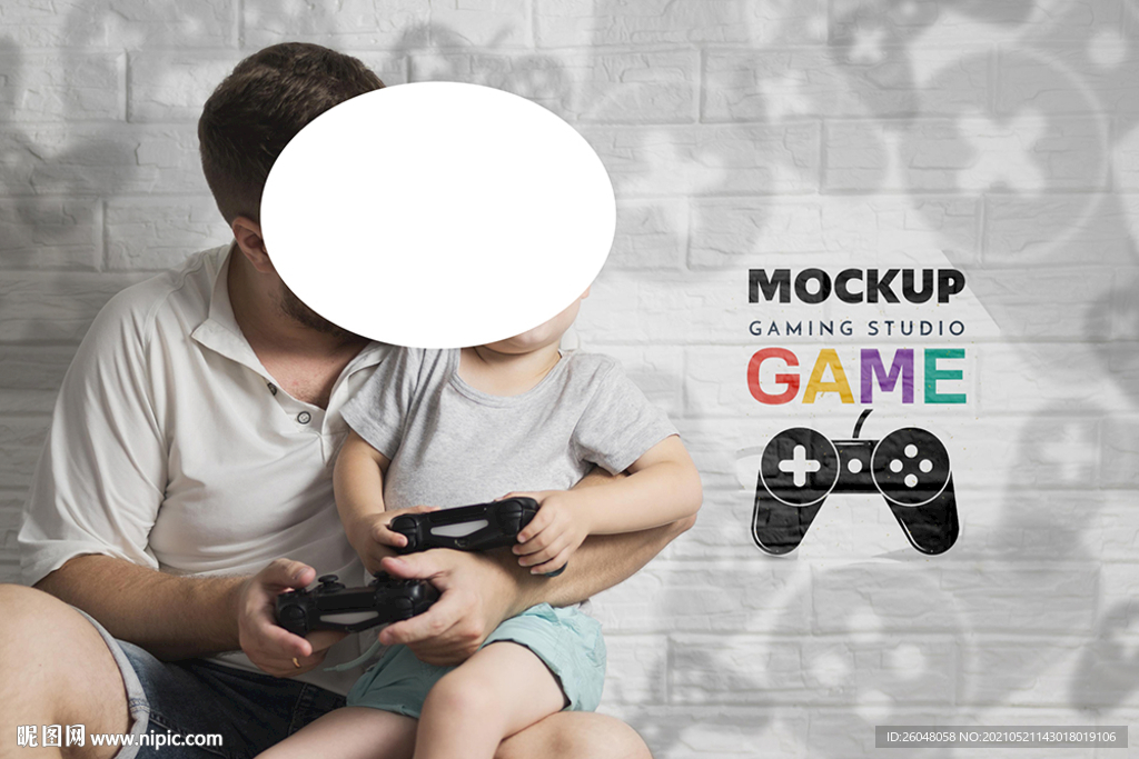 父亲节亲子海报