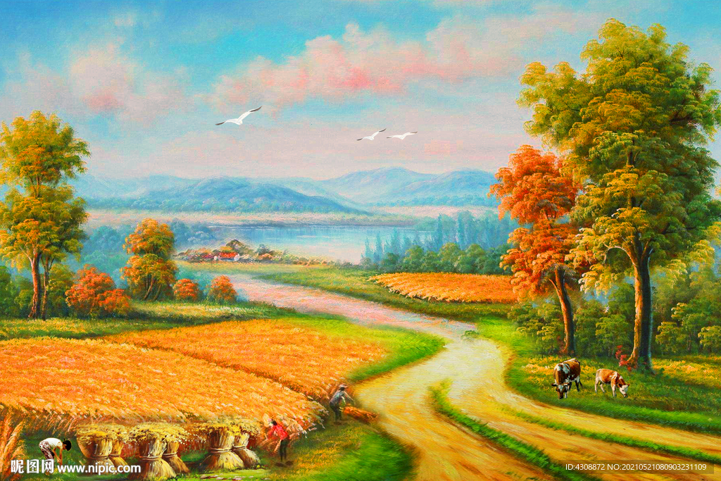 油画
