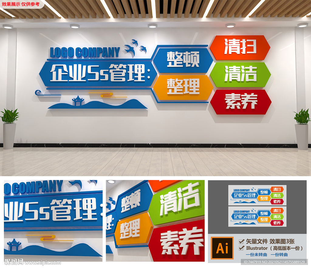 5S企业文化墙